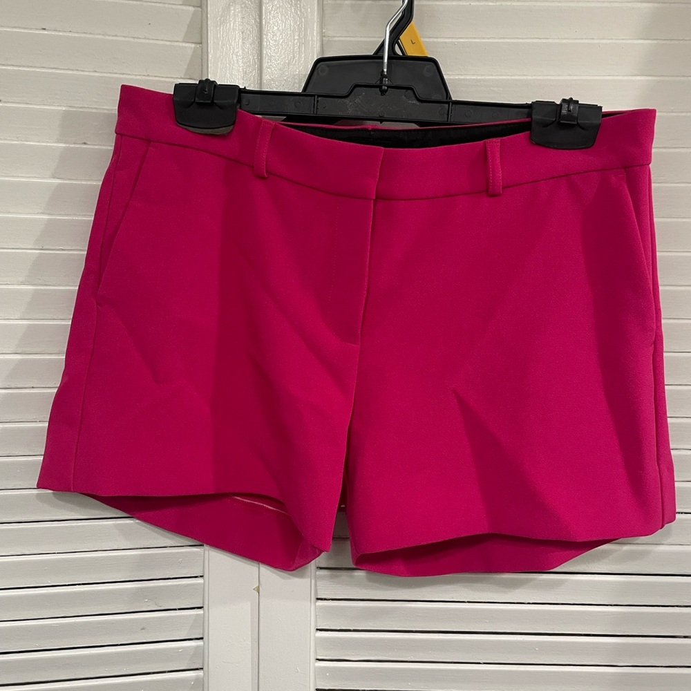 NWT The Kooples Hot Pink Tailored Bermudas